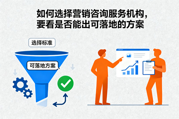 如何選擇營銷咨詢服務機構，要看是否能出可落地的方案