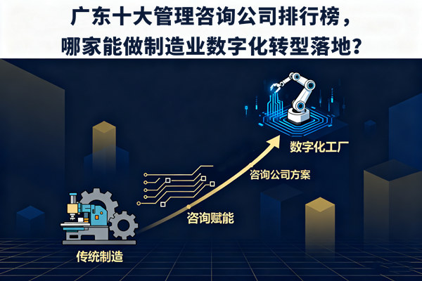 廣東十大管理咨詢公司排行榜，哪家能做制造業(yè)數(shù)字化轉(zhuǎn)型落地？