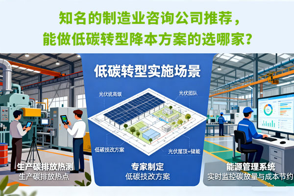 知名的制造業(yè)咨詢公司推薦，能做低碳轉(zhuǎn)型降本方案的選哪家？